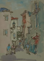 Gregoire Boonzaier; Street Scene