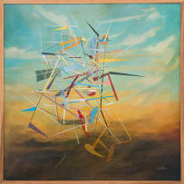 Olaf Bisschoff; Abstract with Landscape