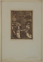 Florence Zerffi; Buildings at Night