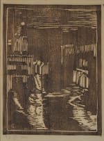 Florence Zerffi; Buildings at Night