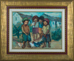 Amos Langdown; Seuns wat Piepie (Boys Urinating)