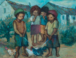 Amos Langdown; Seuns wat Piepie (Boys Urinating)