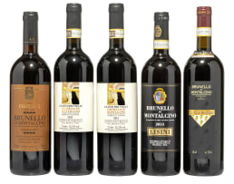 Italian Collection; Conti Costanti,Gianni Brunelli,Le Chiuse,Lisini; 2012,2013; 5 (1 x 5); 750ml