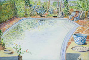 Rain Battiss; At the Pool