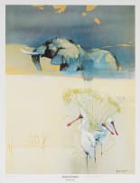 Keith Joubert; African Spoonbills; African Fish Eagle, two