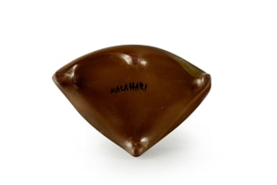 Kalahari Studio; Organic-shaped ashtray with abstract design