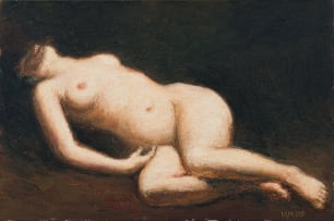 Walter Meyer; Reclining Nude