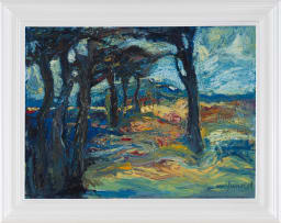 André van Vuuren; Landscape with Trees