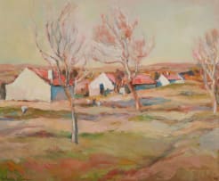 Herbert Coetzee; Bolandse Somerlandskap (Highland Summer Landscape)