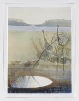 Keith Joubert; Landscape with Giraffe and Zebra