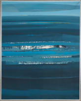 Larry Scully; Abstract Lansdcape in Blue