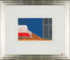 Sam Nhlengethwa; The Grey Door