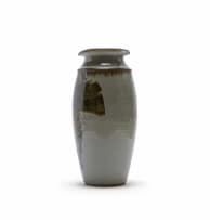 Garth Hoets; Large vase with geometric fish motif
