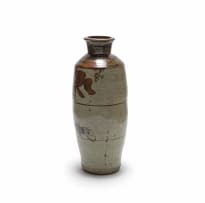 Andrew Walford; Floor vase with fish motif