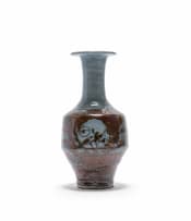 Ian Glenny; Bottle vase with flower medallion motif