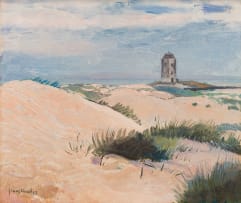 Frans Oerder; The Lighthouse at Katwijk aan Zee