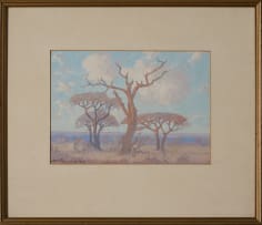 Jacob Hendrik Pierneef; Landscape with Trees