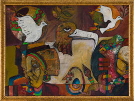 Speelman Mahlangu; Composition with Birds