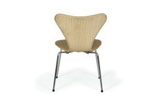 Arne Jacobsen; Set of six 'Model 3101' dining chairs for Fritz Hansen, Denmark