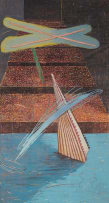 Philippa Hobbs; Babel: Steps Away from the Water I and II, diptych