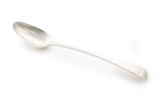 A George III 'Old English' pattern silver basting spoon, Solomon Hougham, London, 1794