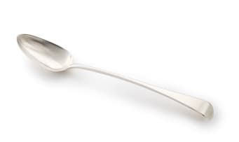 A George III 'Old English' pattern silver basting spoon, Solomon Hougham, London, 1794