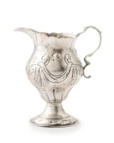 A George III silver creamer, London, 1777