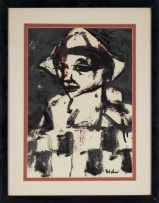 Carl Büchner; Figure with Hat