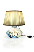 Mid-century art glass table lamp