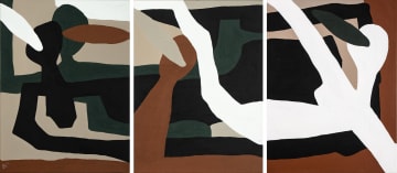 Lulama Wolf; The Core, triptych