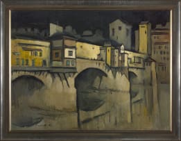 Geoffrey Terence Charlesworth; Night Scene, Florence