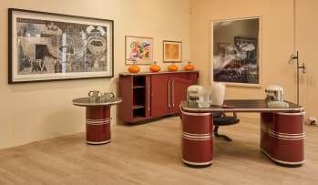 Mauser-Werke; Four-piece 'Rundform' executive office suite, Germany
