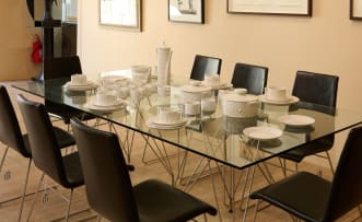 Susan Williams-Ellis - Portmeirion Pottery; A part 'Totem' white coffee and tea service
