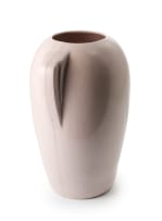 Lucia Ware; Pink Art Deco style vase