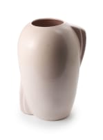 Lucia Ware; Pink Art Deco style vase