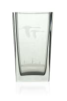 Strömbergshyttan; Engraved crystal vase, Sweden