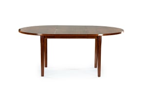 Rosewood dining suite attributed to Niels Møller,Denmark