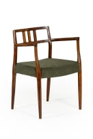 Rosewood dining suite attributed to Niels Møller,Denmark