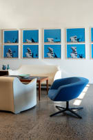 Hannes Wettstein; 'Dino' swivel lounge chair for Maxdesign, Italy