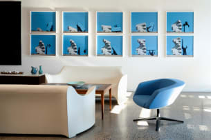 Hannes Wettstein; 'Dino' swivel lounge chair for Maxdesign, Italy