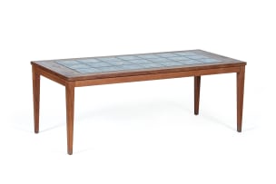 Teak and ceramic tile coffee table, Denmark
