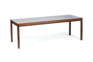 Rosewood and ceramic tile coffee table, Denmark