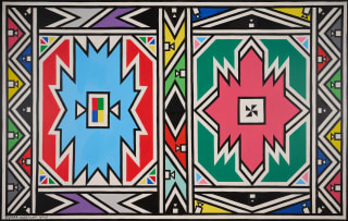 Esther Mahlangu; Ndebele Abstract