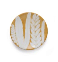Kalahari Studio; Plate with abstracted leaf motif