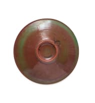 Kalahari Studio; Plate with abstracted leaf motif