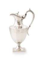 A Victorian silver hot water jug, James Deakin & Sons, Sheffield, 1894
