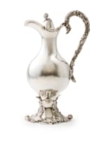 A Victorian silver wine ewer, Robinson, Edkins & Aston, Birmingham, 1839