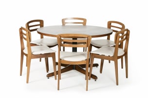 Frystark; Frystark mahogany 'Status' dining suite, South Africa