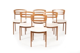 Frystark; Frystark mahogany 'Status' dining suite, South Africa