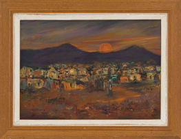Amos Langdown; Township Scene